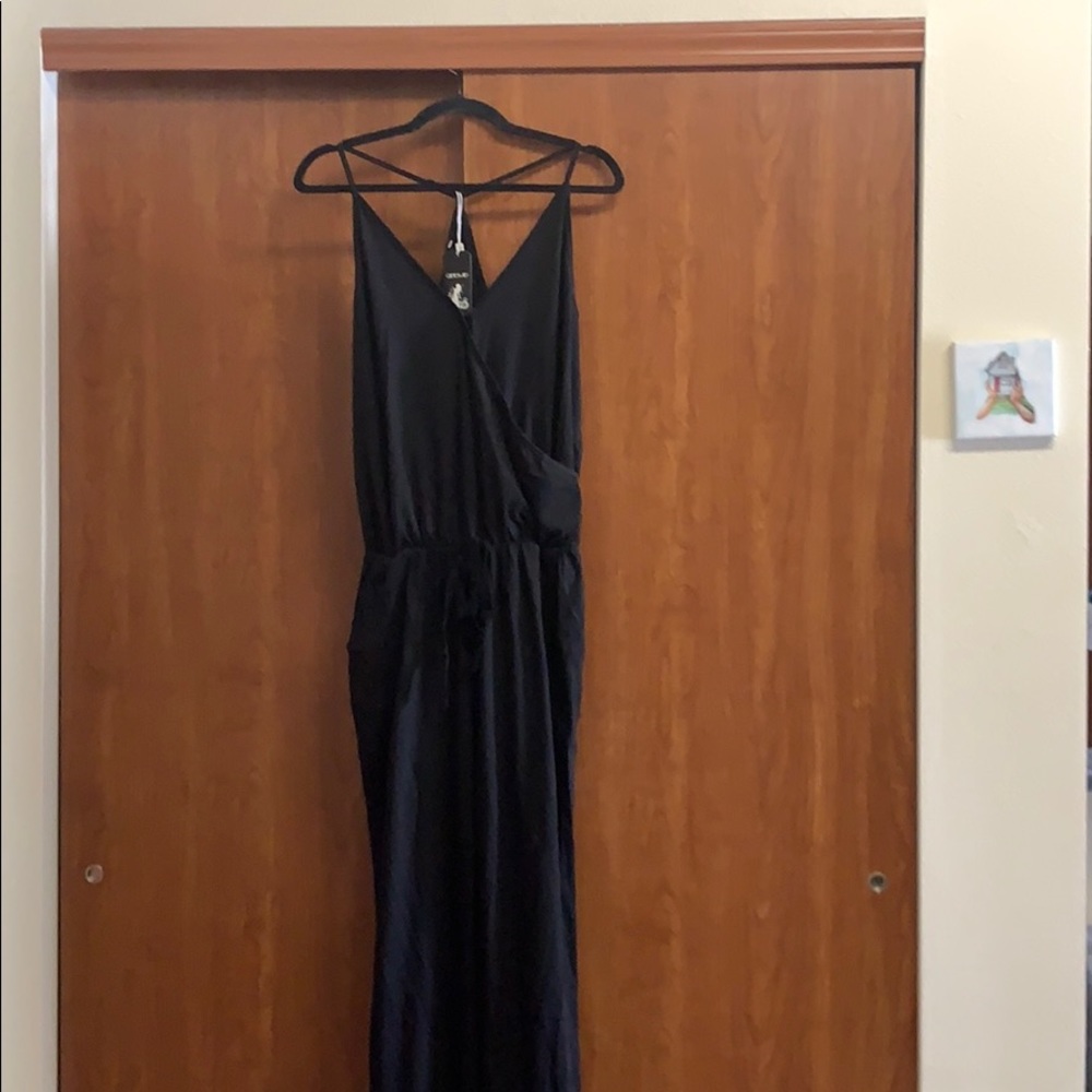 Qeesmei Black Jumpsuit